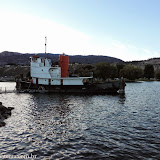Barco a vapor, sendo restaurado -  Penticton, BC, Canadá