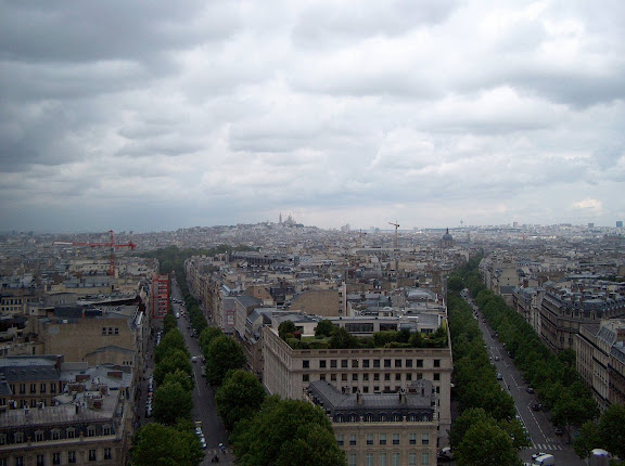 Panoramic view over Paris