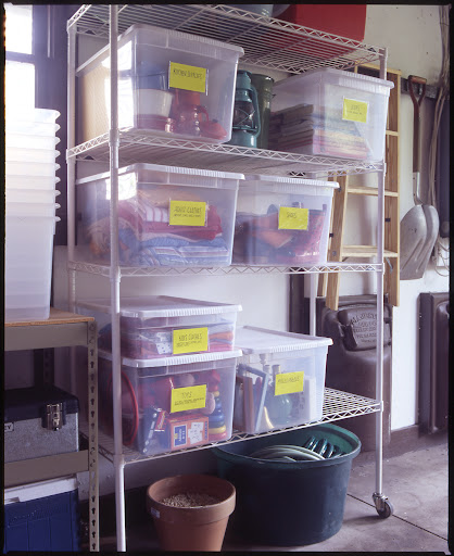 If you have the space in the basement or garage, set up a system for sorting items year round.  Once a bin is full, donate it.