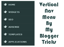 Blogger Vertical Menu for blog Vertical-nav-menu
