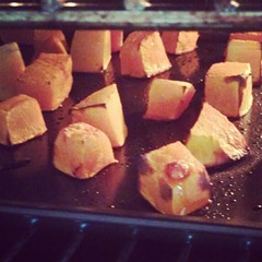 roasting pumpkin