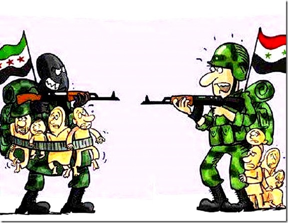 FSA evil - Assad evil toon FSA evil - Assad evil toon