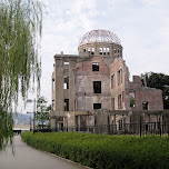 atomic bomb dome in hiroshima in Hiroshima, Japan 