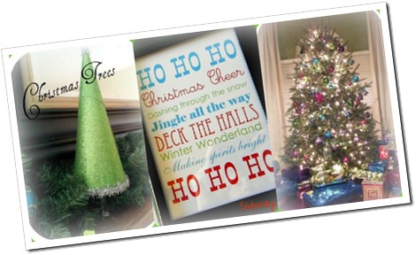 Christmas collage trio Christmas collage trio