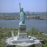 Statue of Liberty on Liberty Island, New Jersey