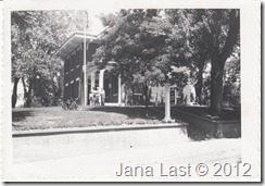 Webster Family in Front of General U.S. Grant Home Galena, Illinois 1952