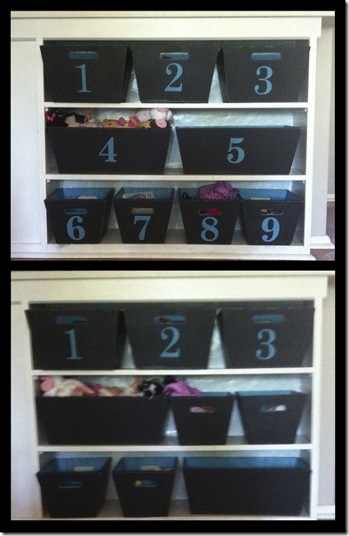 tapered bins tapered bins