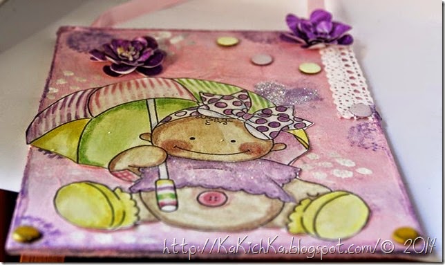 card with baby baby girl