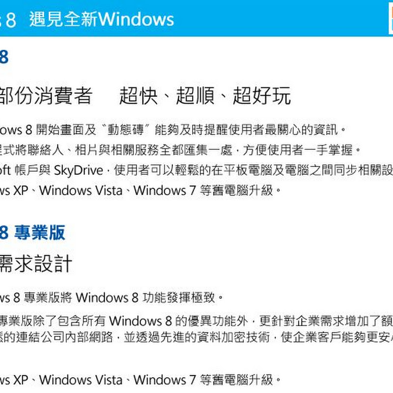 Windows 8 下載download