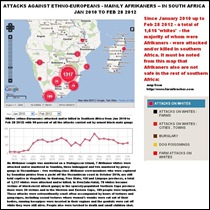WHITES ATTACKED AND OR MURDERED IN BLACK RACIST VIOLENCE JAN 2010 TO FEBRUARY 28 2012 FARMITRACKER COM