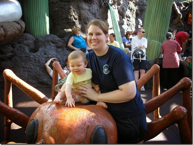 Kaitlyn (11 months) with Mommy at Hollywood Studios