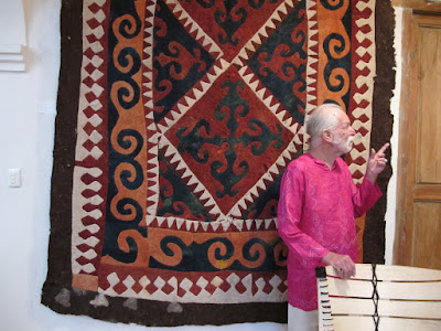 Carol gave a talk about his collection of hangings