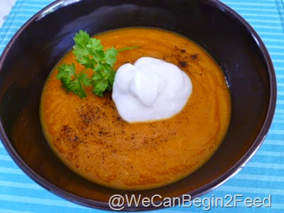 Curried Kabocha, Carrot, and Cauliflower Soup 4