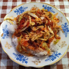 Ground Beef with Cabbage