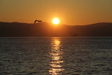 Coucher de soleil lac Ba&iuml;kal