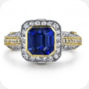 Sapphire Diamond Ring