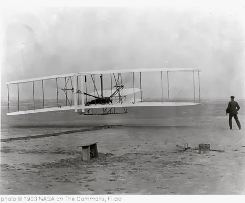 'The Wright Brothers' First Heavier-than-air Flight' photo (c) 1903, NASA on The Commons - license: http://www.flickr.com/commons/usage/