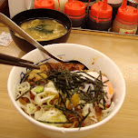 donburi is delicious in Tokyo, Japan 