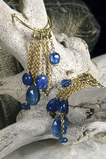 Sapphire earrings
