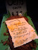 Closeup, letter from Grim Reaper