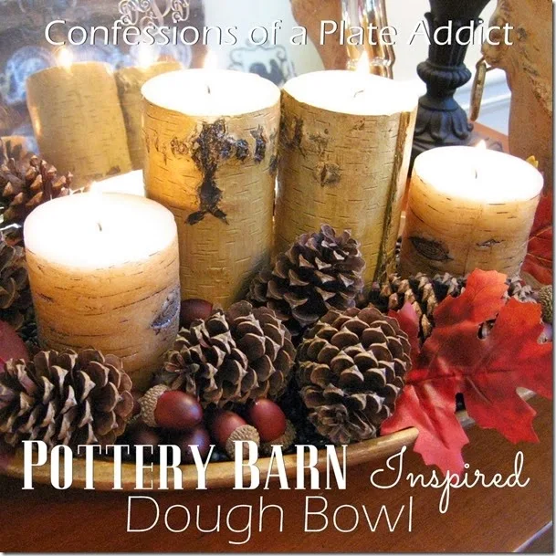 CONFESSIONS OF A PLATE ADDICT Pottery Barn Inspired Fall Dough Bowl