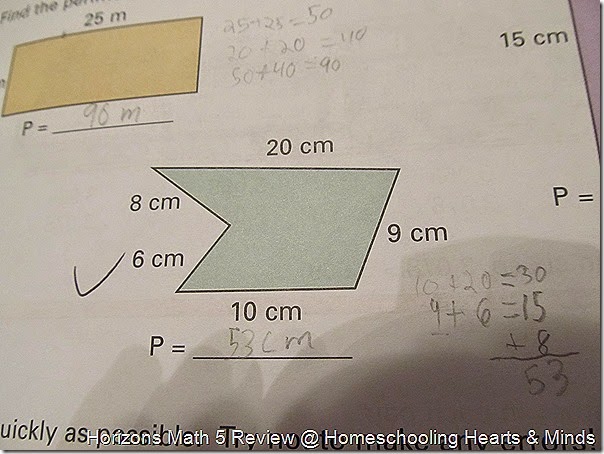 Horizons Math 5 Review @ Homeschooling Hearts & Minds