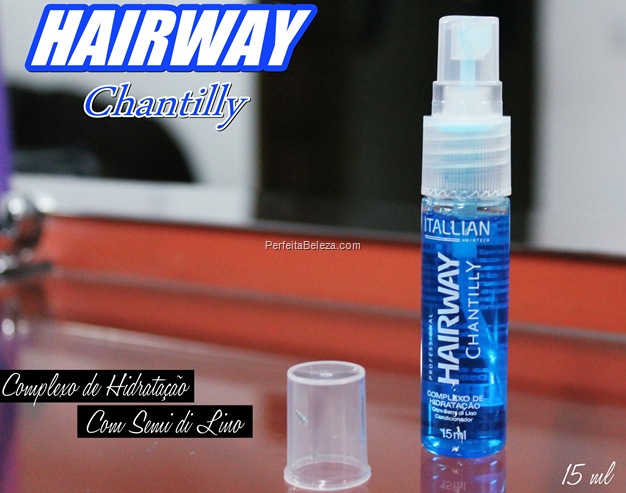 hairway chantilly complexo de hidratação com semi di lino