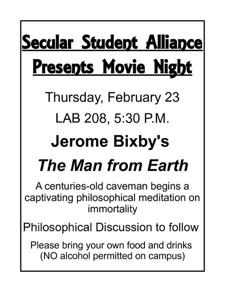Secular Student Alliance Movie Night