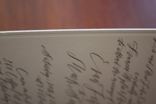 A beautiful edge on the invitation--designed by Hello!Lucky and Betsy Dunlap.