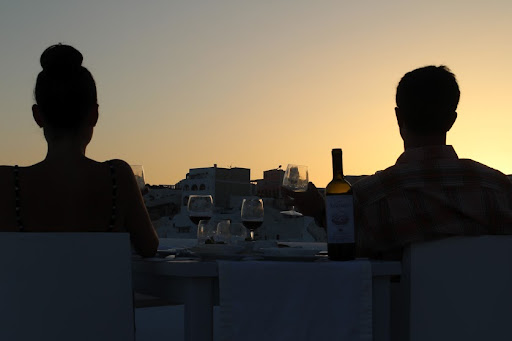 Taking in the views.