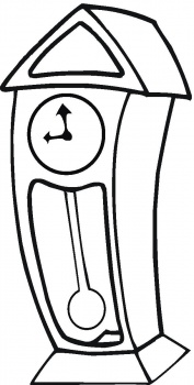 Download DIBUJO DE RELOJ PARA COLOREAR