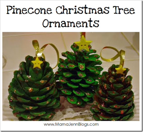 Pinecone Christmas Tree Ornament