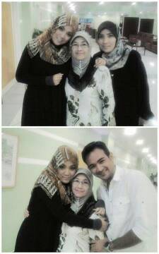 (gambar) shila amzah bersama ibunya, ibu sharnaaz dan sharnaaz