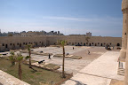 View of the courtyard from the top of the Citadel
