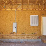 Final installation of evap cooler 6/11 - garage view