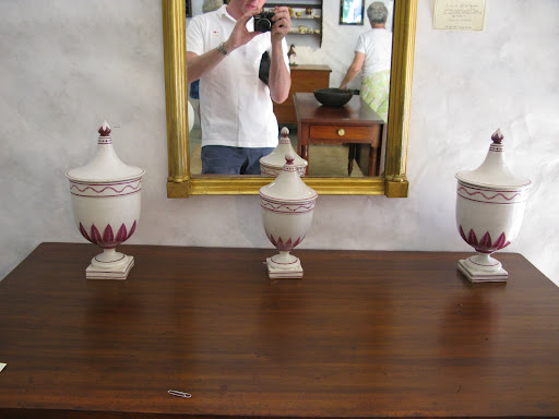 That is my reflection in the mirror and I shoot a picture.