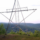 This is a star that you can see lit up during the Christmas season while you drive through Milford. Its located on the mountain in Cliff Park. This is a star that you can see lit up during the Christmas season while you drive through Milford. Its located on the mountain in Cliff Park.
