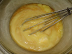 Mix in butter and vanilla extract, until well blended.