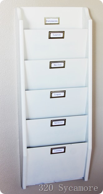 paper organizer makeover