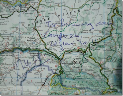 Kaart handtekening Tim Krabbé