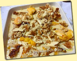 crumble de chocolate branco com manga e limão diet crumble de chocolate branco com manga e limão diet