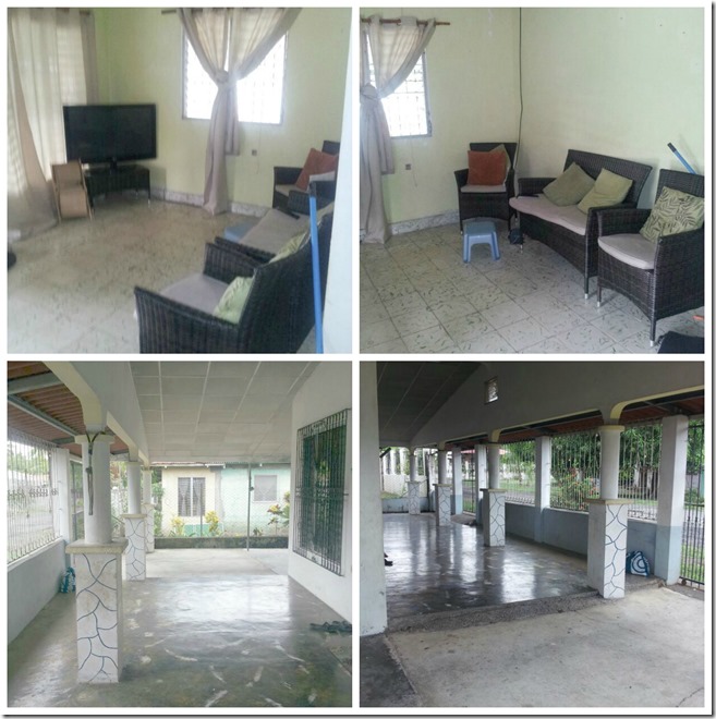 LR and porch