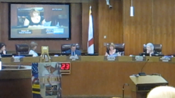 County officials in Broward County, Florida, meet to discuss planning for rising sea levels, 13 September 2012. By 2060, residents of the posh Las Olas Boulevard community in Fort Lauderdale could find seawater lapping at their doors. Parts of Hollywood, Hallandale Beach and Dania Beach also could be wading in water at high tide, county officials warn. Sun Sentinel