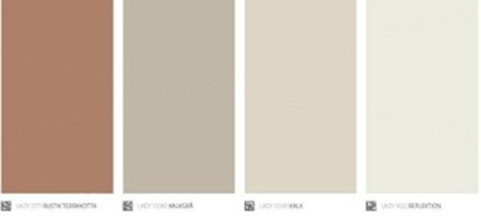 Jotun, Lady Supreme Finish and Pure Color, Färgkarta 2