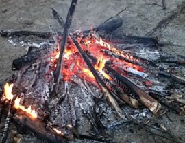 Ontario Pioneer Camp  Adventure Camp_Bonfire_OPC_#PioneerCamp_@DownshiftingPRO