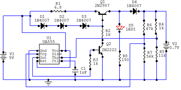 Simple Auto Turn-off Battery Charger