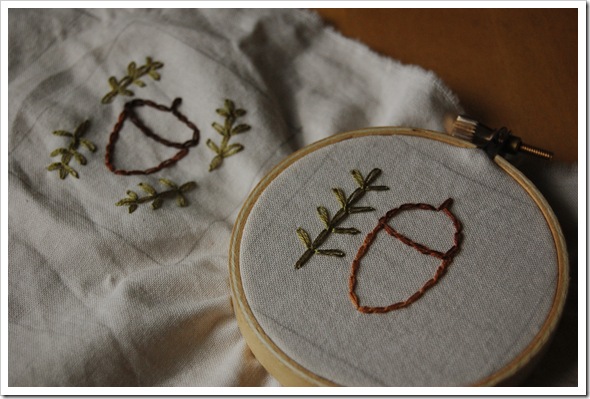 acorn stitch
