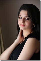 Vedhika Kumar in Black Dress Photo Shoot Stills