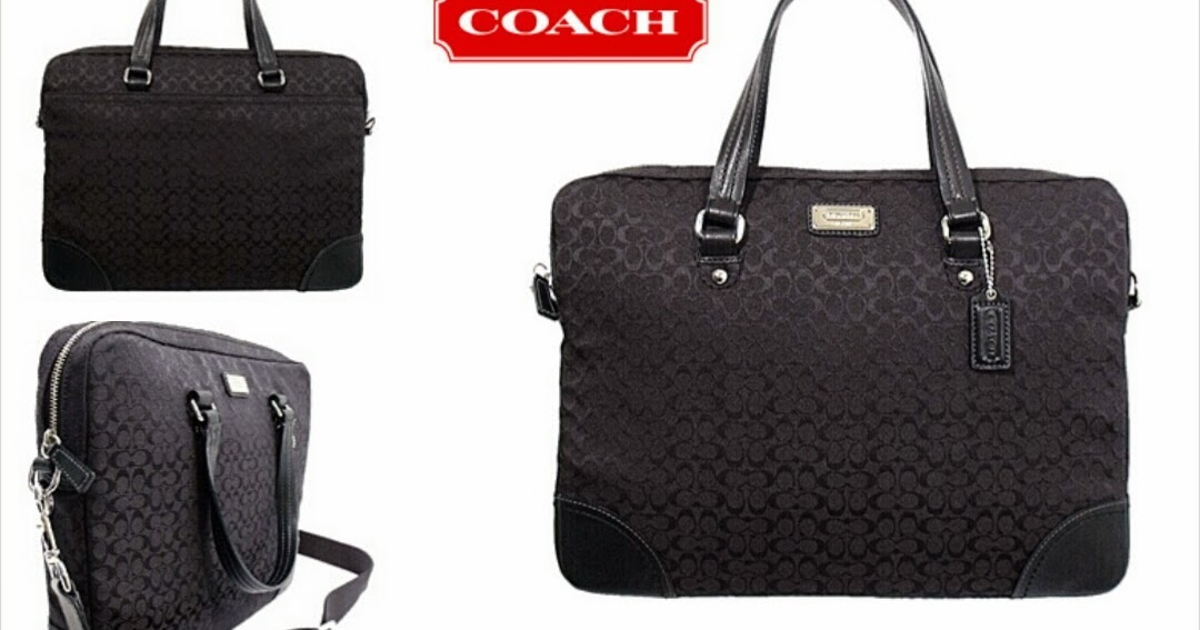 COACH Men's Signature Commuter / Laptop Bag F70288 (Black) SOLD OUT