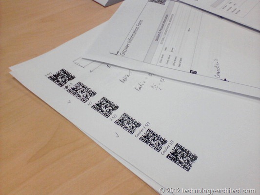 Testing different fonts for QR Code